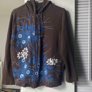 Westbound Petites zip up hoodie